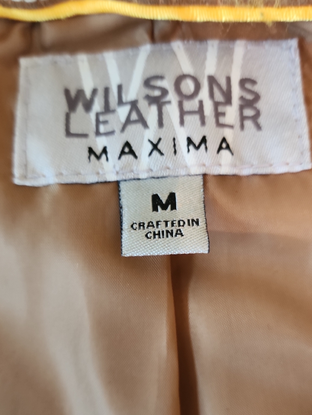 VTG Wilsons Leather Women’s Suede Blazer Jacket - Beige/Tan - Picture 8 of 9